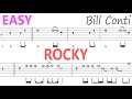 Bill Conti - ROCKY ost Gonna Fly Now / Guitar Solo Tab+BackingTrack