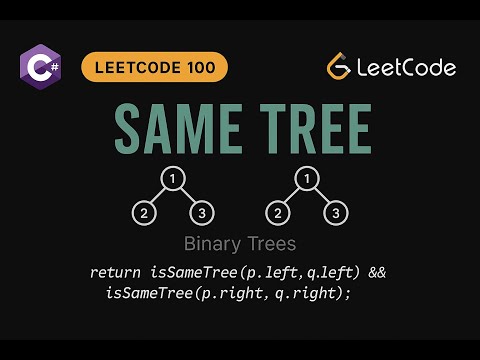 Same Tree Same Tree Leetcode Leetcode 100 Recursive Iterative