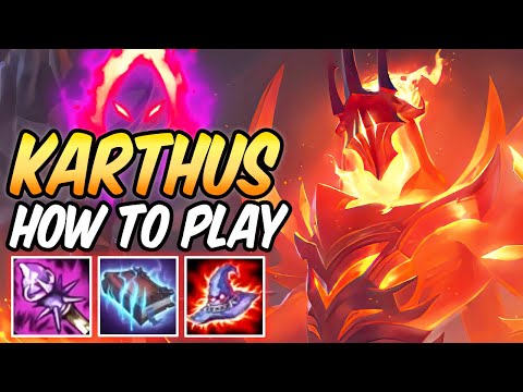 HOW TO PLAY KARTHUS MID | DARK HARVEST INFERNAL KARTHUS | Diamond Commentary | Best Build & Runes