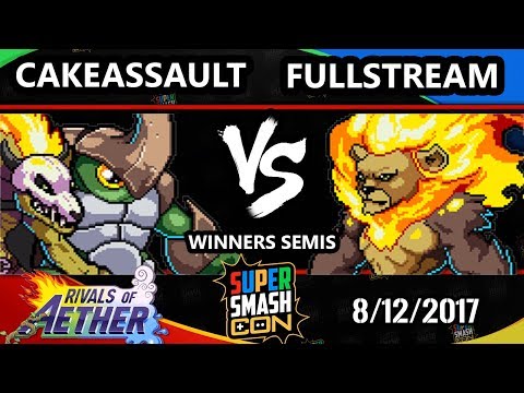 Smash Con 2017 Rivals - T2|CakeAssault (Forsburn, Kragg) Vs. EDAX|FullStream (Zetterburn) ROA WS