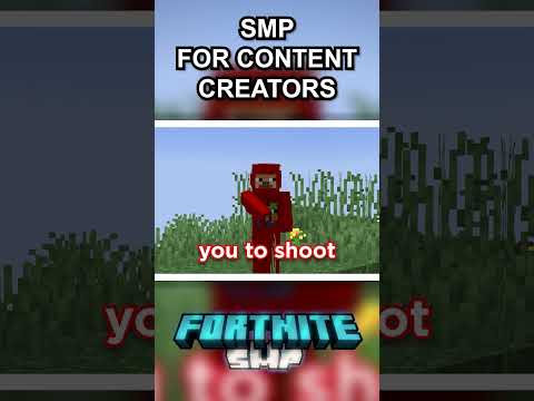 Qubick - Fortnite SMP - SMP For Minecraft Content Creators (Applications Open) #shorts #minecraft #smp #apply