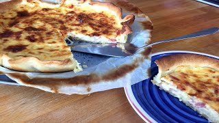 Quiche de Bacon e Cebola