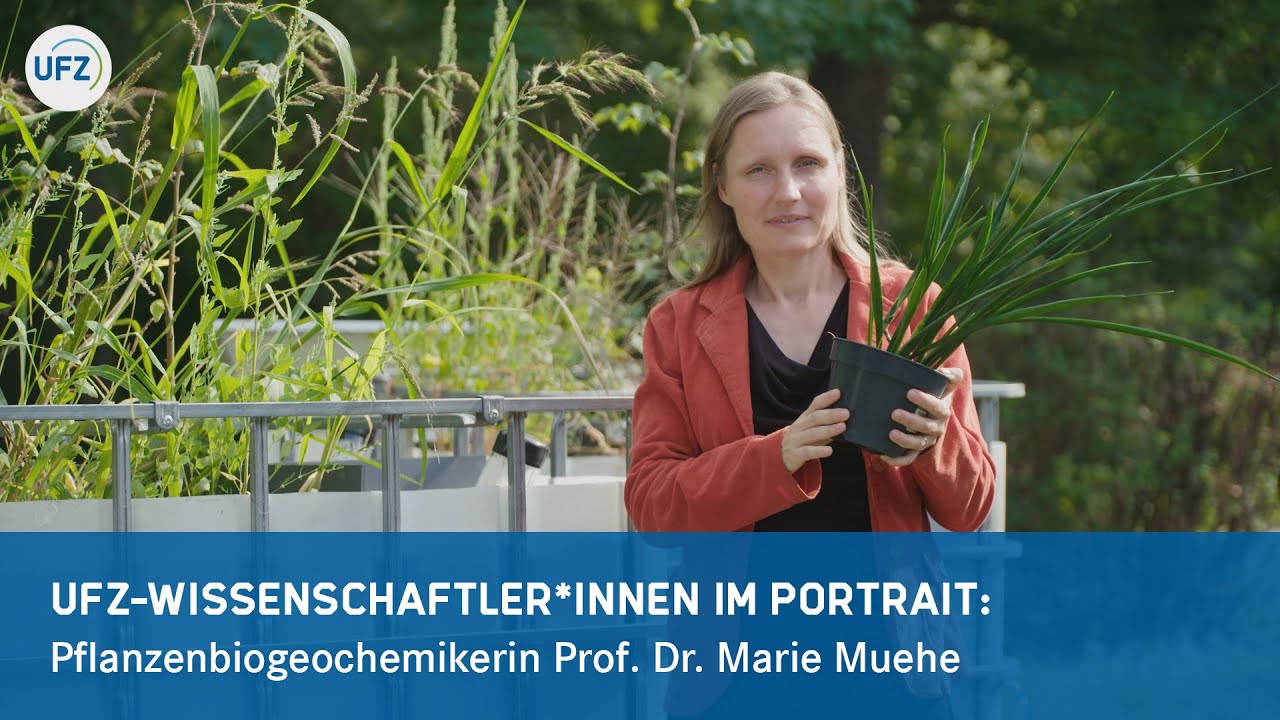 UFZ-Pflanzenbiogeochemikerin Prof. Dr. Marie Muehe im Porträt