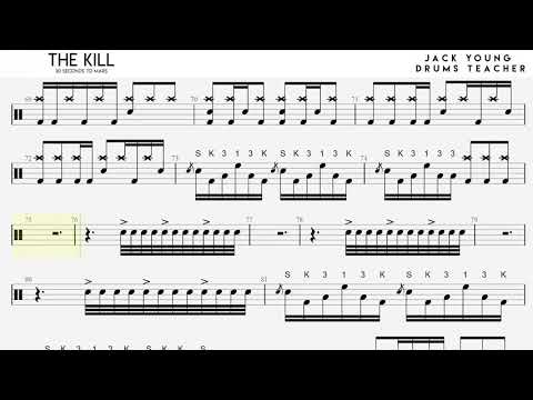 How to play  The Kill on Drums ????