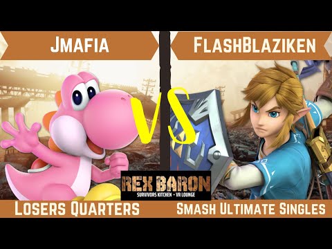 Rex Baron 3 Losers Quarter Finals - Jmafia (Yoshi) Vs. FlashBlaziken (Link)