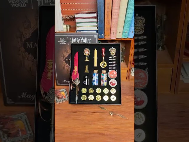Vídeo relacionado con Harry Potter Set de Escritura, Incluye Sellos, Sobres y Hojas A4, Set de Papelería Hogwarts, Regalo para Niños y Adolescentes