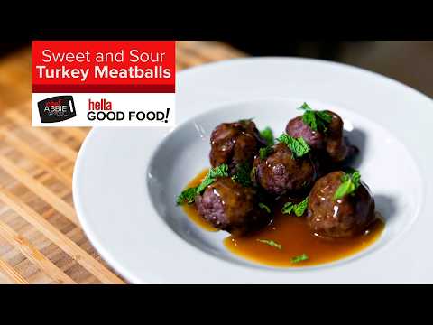 Sweet and Sour Turkey Meatballs