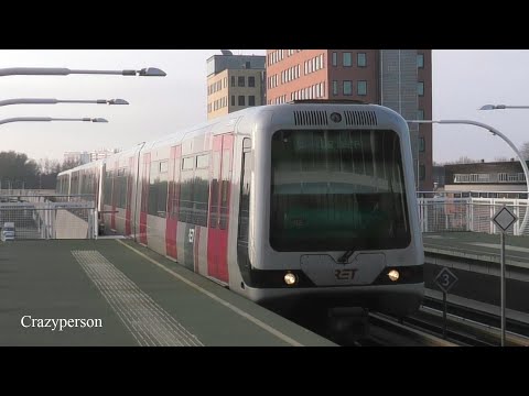 Metro Spijkenisse - Schiedam Centrum RET Lijn C in Nov. 2020