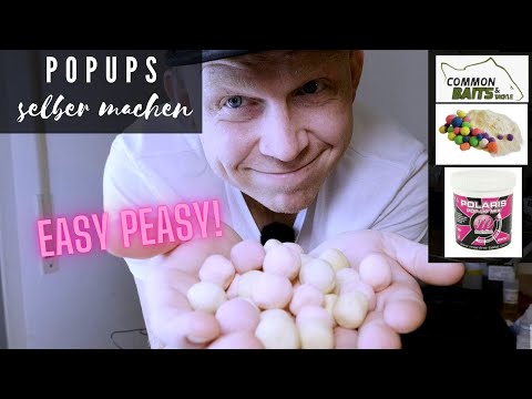 Popups selber machen - Mainline Polaris + Common Baits Popup Mix