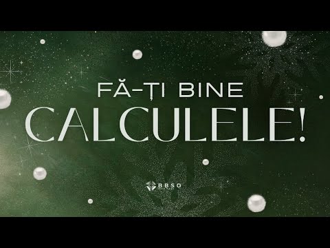 BBSO Baia Mare - 07.12.2025 -  Fă-ți bine calculele! - Nicu Lăcătuș