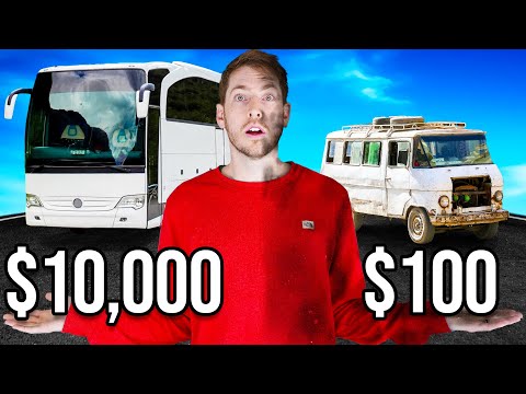 $10,000 VS $100 Road Trip Challenge