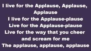 **LYRICS** Lady Gaga - Applause **LYRICS** Lady Gaga - Applause