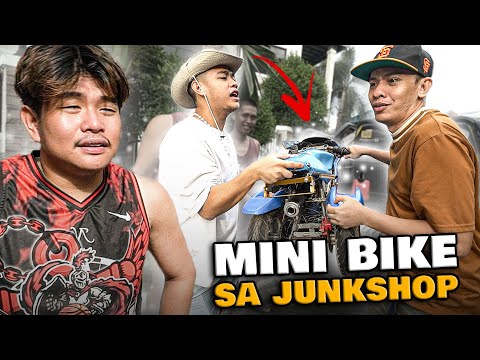 BUMILI ako ng MINI NINJA BIKE sa JUNK SHOP! | PINAGTRIPAN AKO! | LAMINZU