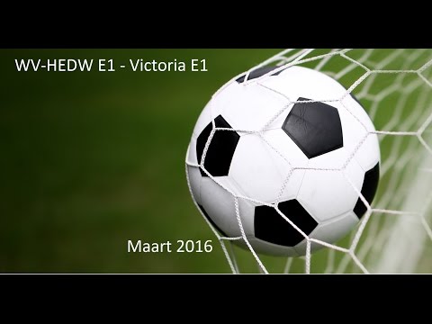 WV-HEDW E1 -  Victoria E1 Competitiewedstrijd, (maart 2016)