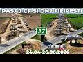 AUTOSTRADA A7 Bacău Pașcani Lot 1 Pasaj DN2 și CF Filipești 26 06 2026 Comparație La 2 Luni