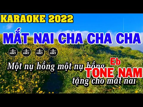 Karaoke Mắt Nai Cha Cha Cha Tone Nam Nhạc Sống | Karaoke Trà Vinh HNT