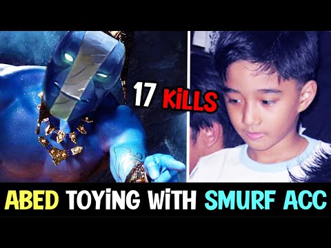 Imagine, Abed Smurf Account is on 8500+ Avg MMR?! - He's just toying around! DOTA 2