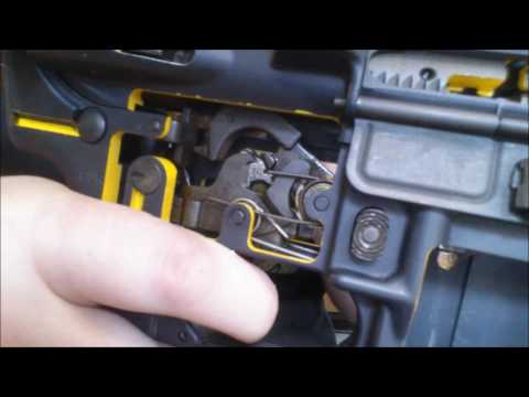 Real M4 Burst fire cutaway, How 3 round burst works