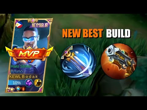 BRUNO NEW BUILD 2023 | BRUNO BEST BUILD AND EMBLEM - MLBB