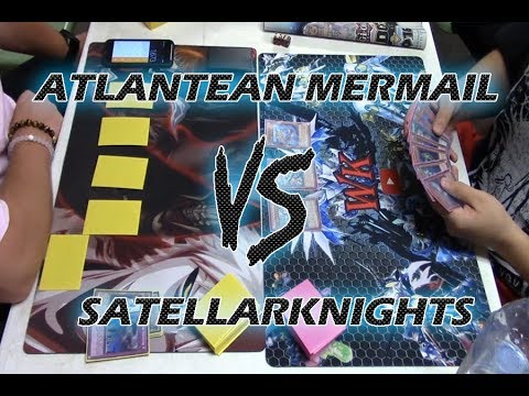 Yu-Gi-Oh Atlantean Mermails Vs Satellarknights - Full Match (August 2017)