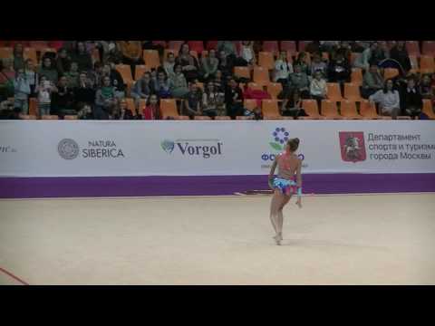 Ekaterina Chaplina (RUS)  ball  Grand Prix Moscow 2017