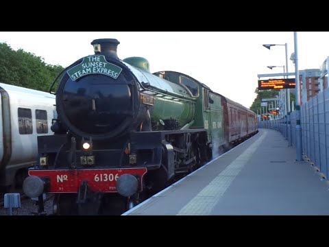 The 'Sunset Steam Express' Mayflower 61306 At Redhill.