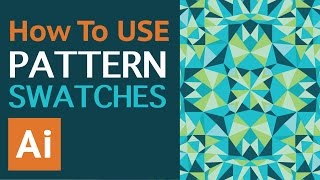 Download the video "How To Use Vector Repeat Pattern Swatches in Adobe Illustrator. Beginner Tutorial On Vector Patterns"