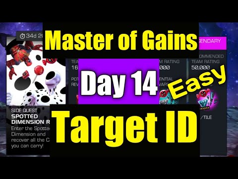 Master of Gains - Easy Duel Target ID Day 14 MCOC • Spotted Dimension Rifts Side Quest October 2022