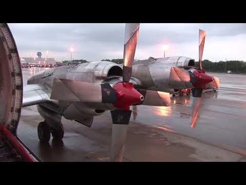 THE SIGHT & THE SOUND 5/6 : Flight onboard Amerer Air L-188 Electra OE-ILA from Liege to Edinburgh