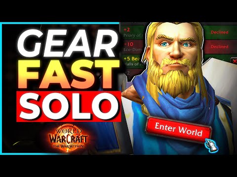 How To Gear 705+ ALL BY YOURSELF! No Group Content Needed!