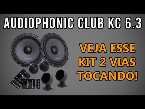Teste Prático Kit 2 Vias Audiophonic Club KC 6.3 2023