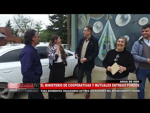 La Cooperativa de Agua de Oro recibe fondos de la Provincia