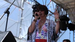 Crazy P - &#39;Never Gonna Reach Me&#39; During their Sound Check at The Garden Festival 2013