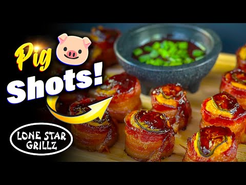 PIG SHOTS RECIPE on the Lone Star Grillz Pellet Smoker | How to make Pig Shots