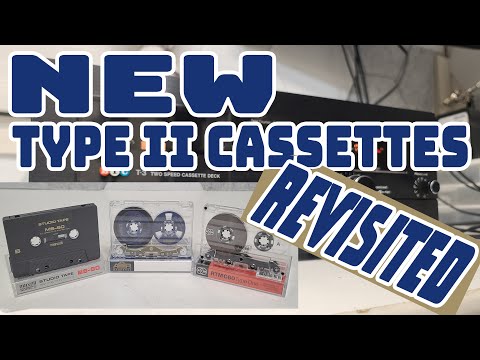 REVISITED - New Production Cassettes - ATR Magnetics Cobalt Gold, RTM C60, and Maxell MS-60 XL-II