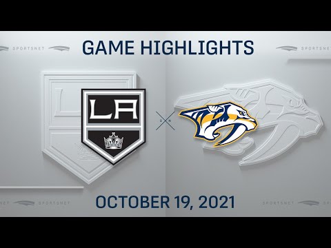 NHL Highlights | Kings vs. Predators - Oct. 19, 2021