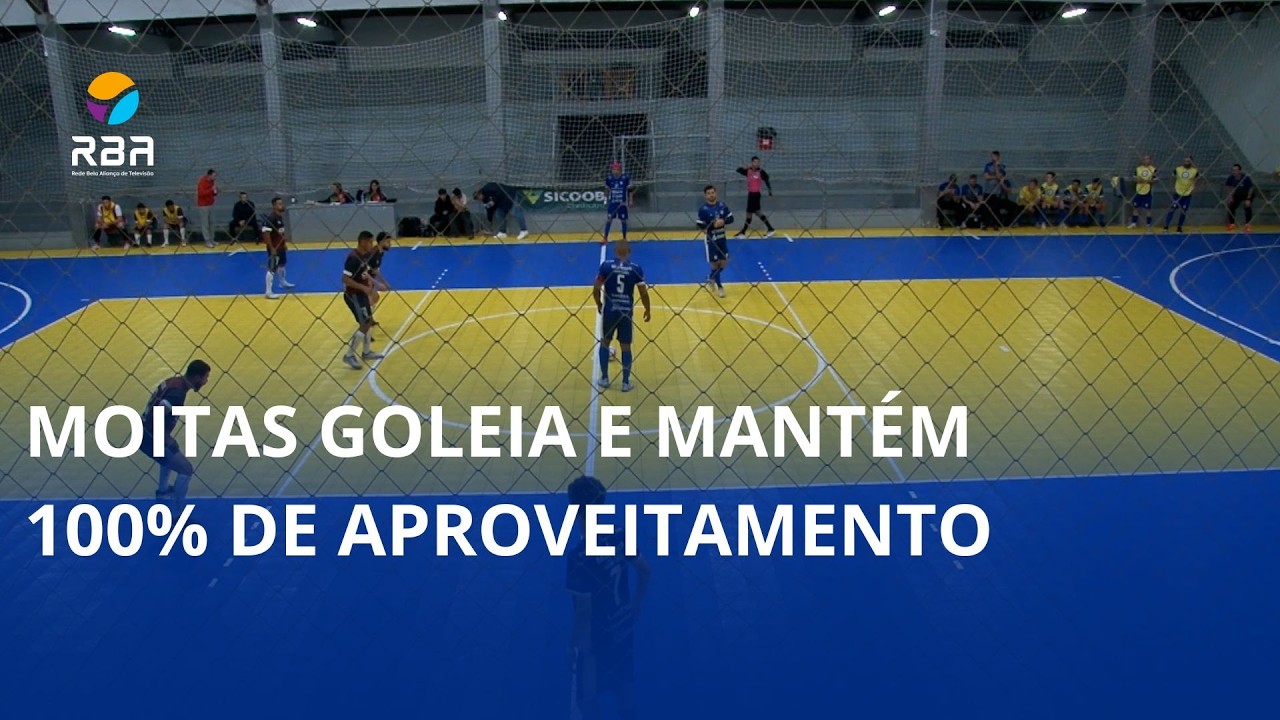 Liga Catarinense de Futsal: goleada do Moitas
