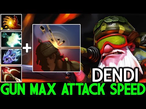 DENDI [Sniper] Rampage! Max Attack Speed Cancer Gameplay 7.22 Dota 2