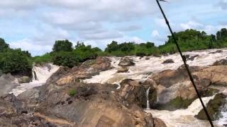 preview picture of video 'Khone Falls South Laos น้ำตกคอนพะเพ็ง ลาวใต้'