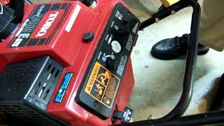 Toro Snowblower Primer Temporary Fix
