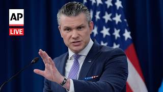 LIVE: Pete Hegseth holds Pentagon briefing on Iran war