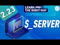 PHP Superglobals Basic Routing Using The Server Info Full PHP 8 Tutorial