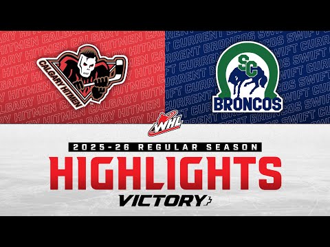 Calgary Hitmen at Swift Current Broncos 11/07 | WHL Highlights 2025-26
