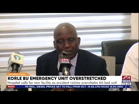 Korle Bu Emergency Unit: Hospital calls for new facility as accident victims overwhelm 64-bed unit
