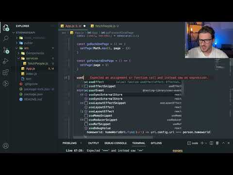 Live refactoring a subscriber's React code