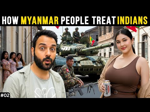 Exploring Yangon City during War | Myanmar Black Market & meeting locals #myanmarvlog