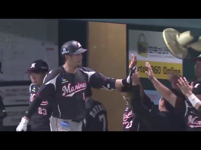 【1回表】凄い!! 凄すぎる!! マリーンズ・清田 2試合連続先頭打者弾!! 2016/10/9 CS 1st H-M