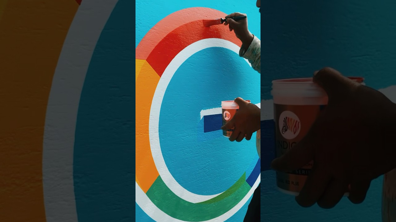 Google Logo Easy Drawing. #viral #trending #short #shorts #shortvideo @thebookofart#google #ytshorts