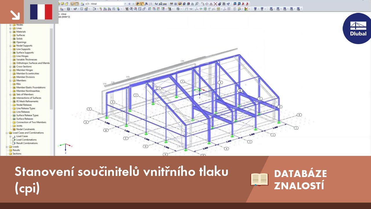 Stanovení součinitelů vnitřního tlaku (cpi)