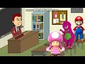 Toadette And Evil Barney Behaves The School